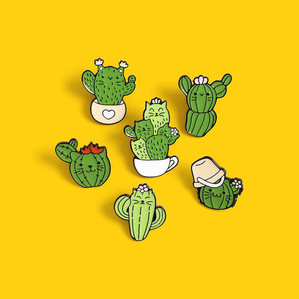 Cactus Cat Set (6 Pcs)