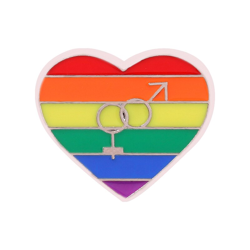 Pride Rainbow Heart