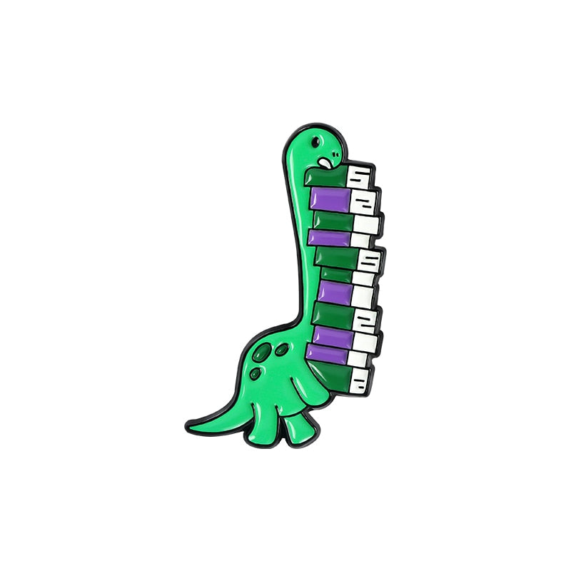 Dinosaur and Books - Style 4