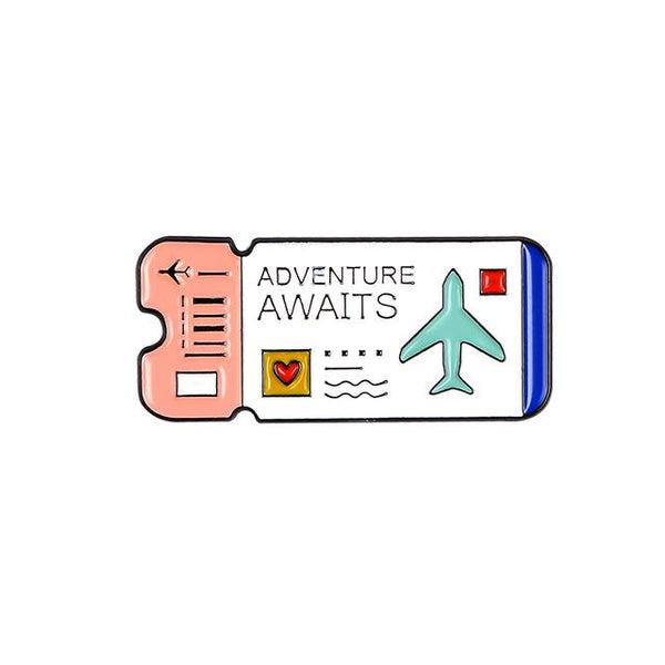 Plane Ticket - White