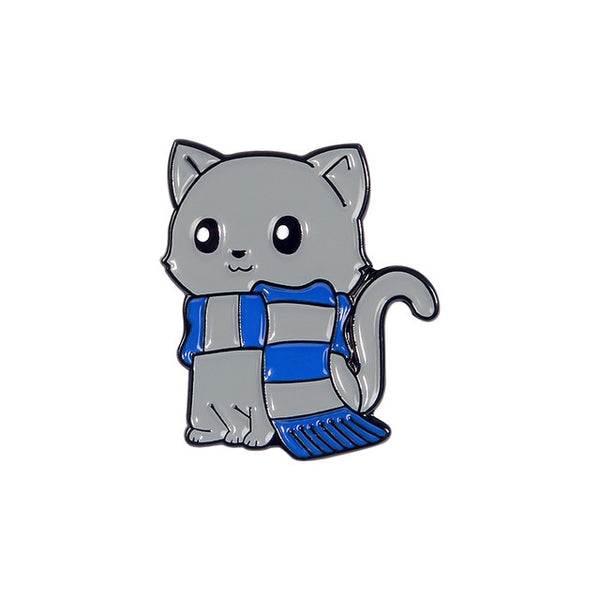 Cat - Blue Scarf