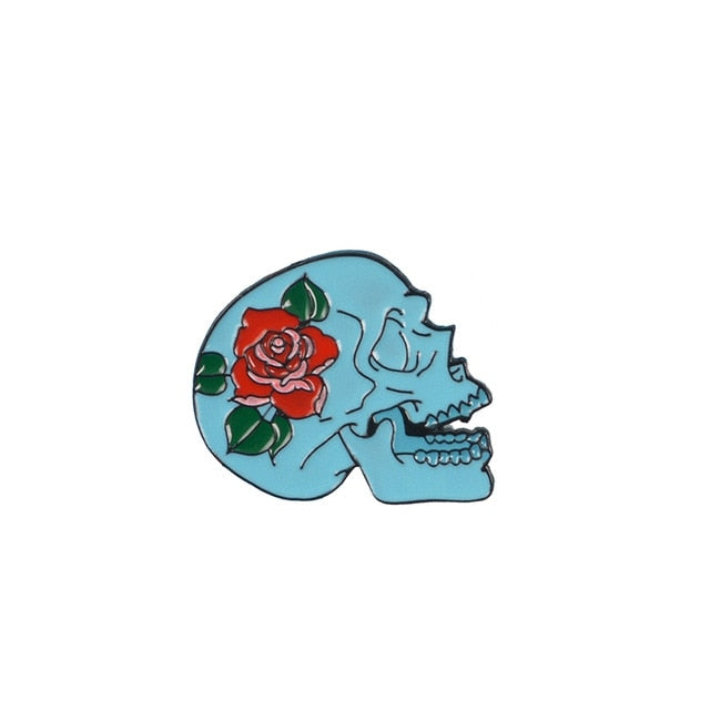 Skull - Rose