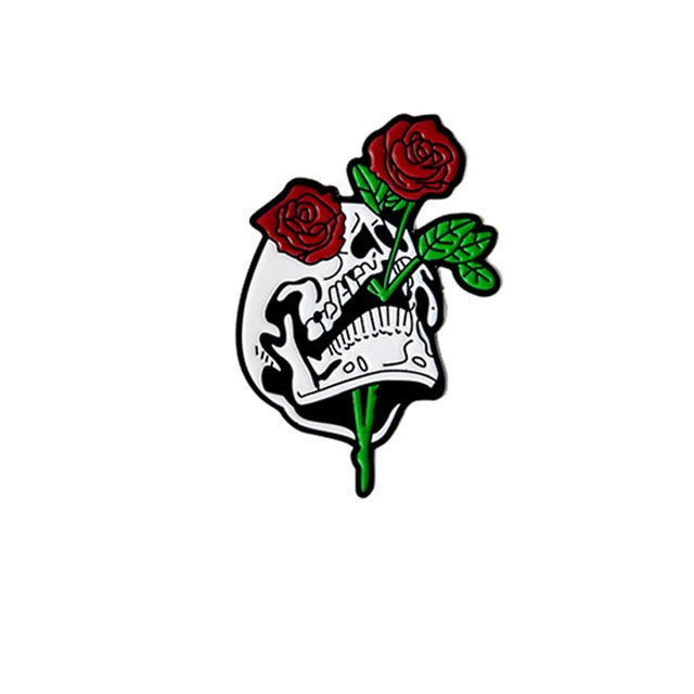 Skull - Roses