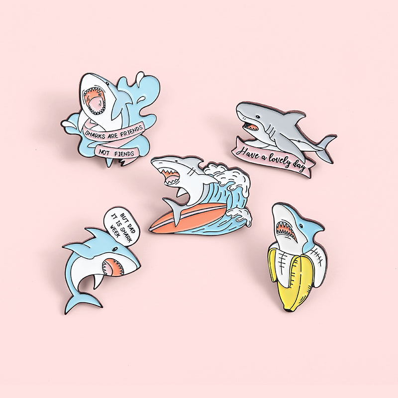 Surfing Shark Set (5 Pcs)