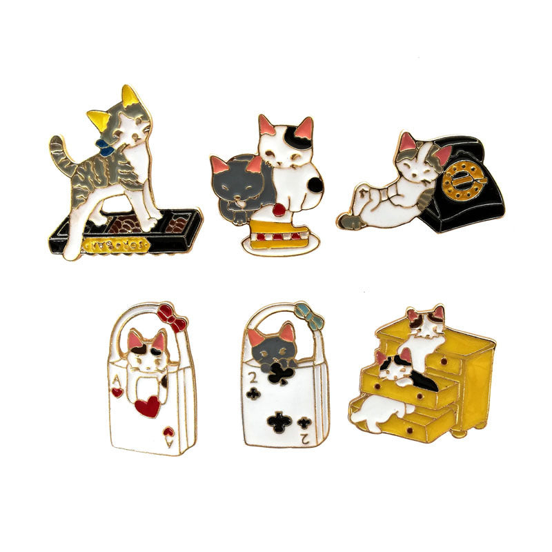 Sweet Funny Cat Set (6 Pcs)